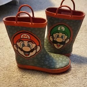 Mario and Luigi rain boots